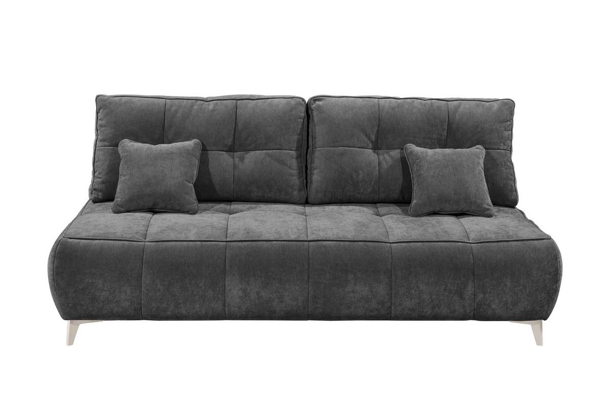 Schlafsofa Elisa Anthrazit, Schlaffunktion - Kaschmir/Anthrazit, MODERN, Textil (215/96/106cm) - MID.YOU