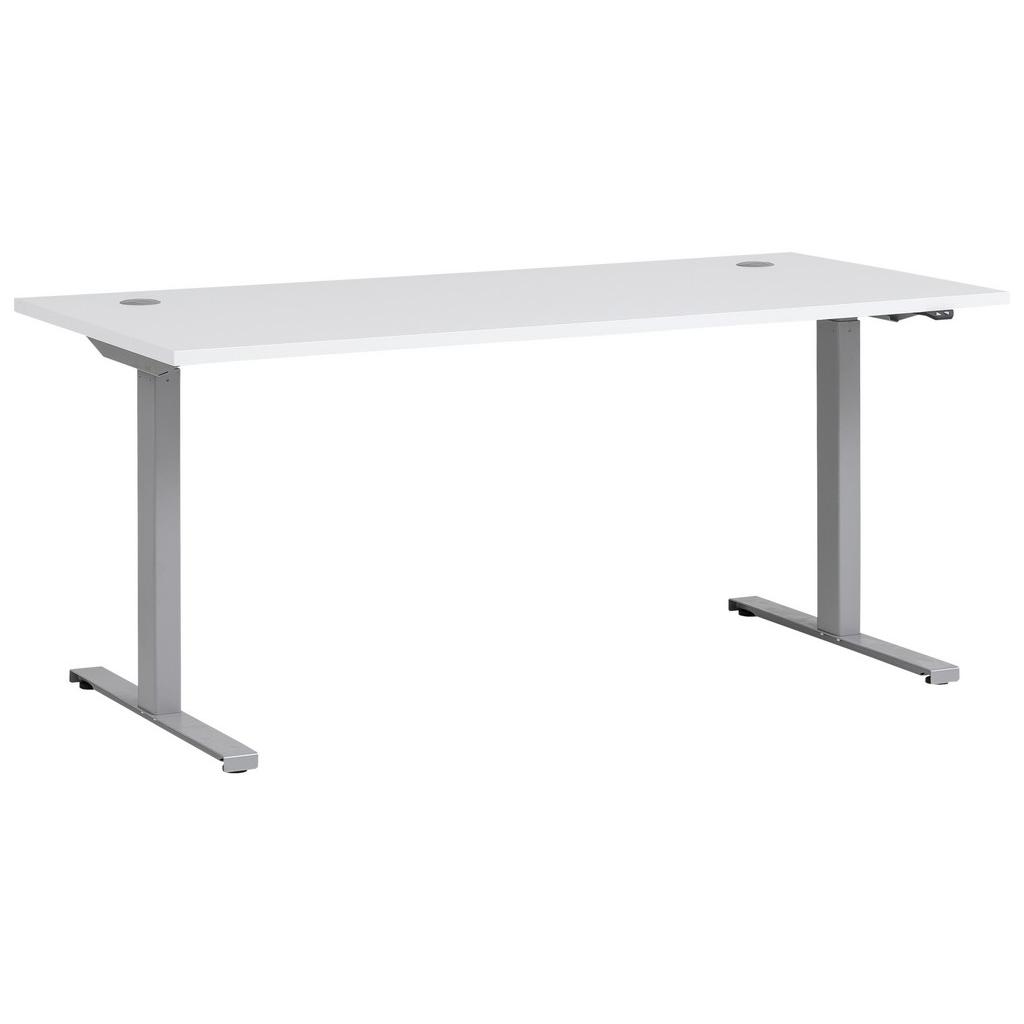 Schreibtisch höhenverstellbar B 160 H 70-120 cm Office, Weiß