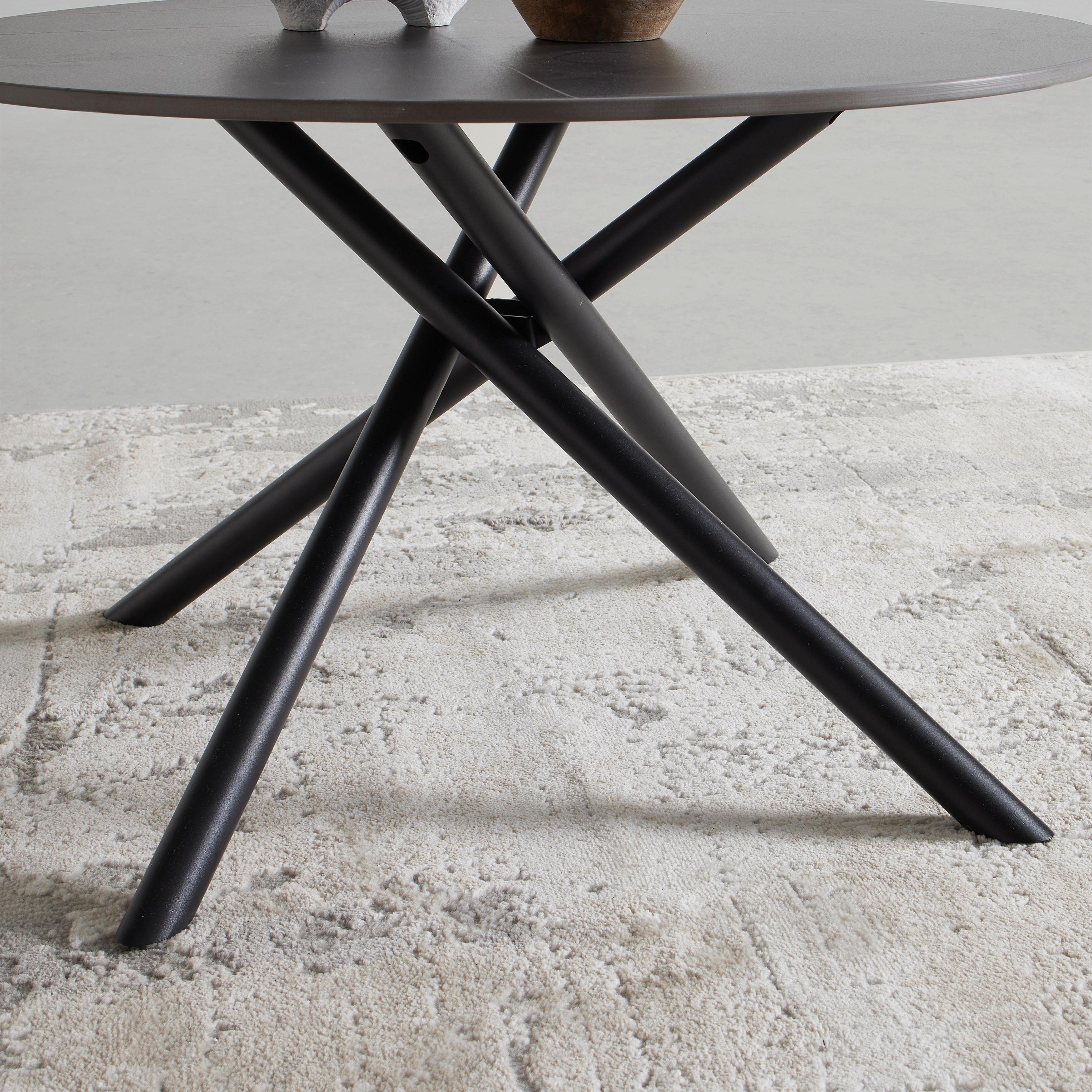 Konferenčný stolík MARBELLA 70 - čierna, Modern, kov/keramika (70/70/44cm) - Mömax