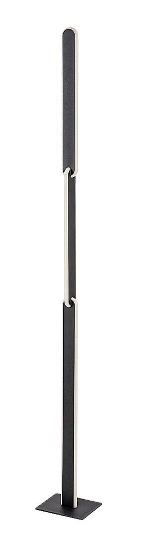 STOJACÍ LAMPA SINDRI - bílá/černá, Design, kov/plast (15/132/12cm)