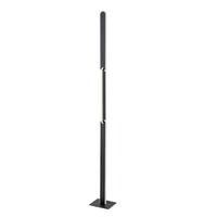 STOJACIA LAMPA SINDRI - čierna/biela, Design, kov/plast (15/132/12cm)
