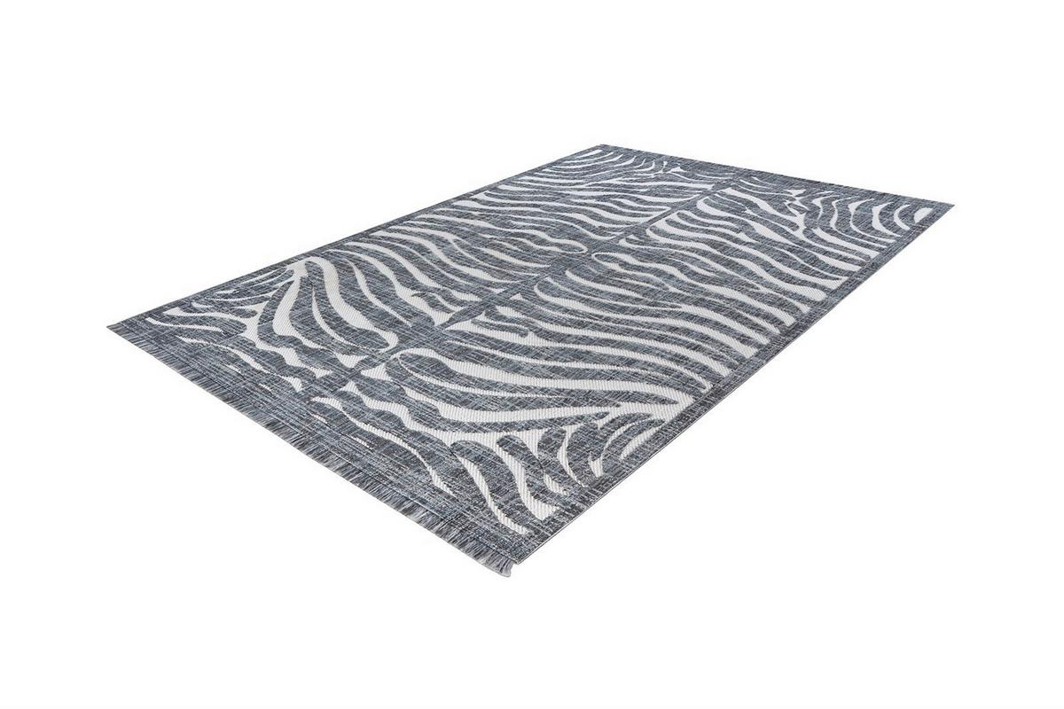 Teppich Grau Sarai 80 cm - Grau, KONVENTIONELL, Textil (80cm) - Kayoom