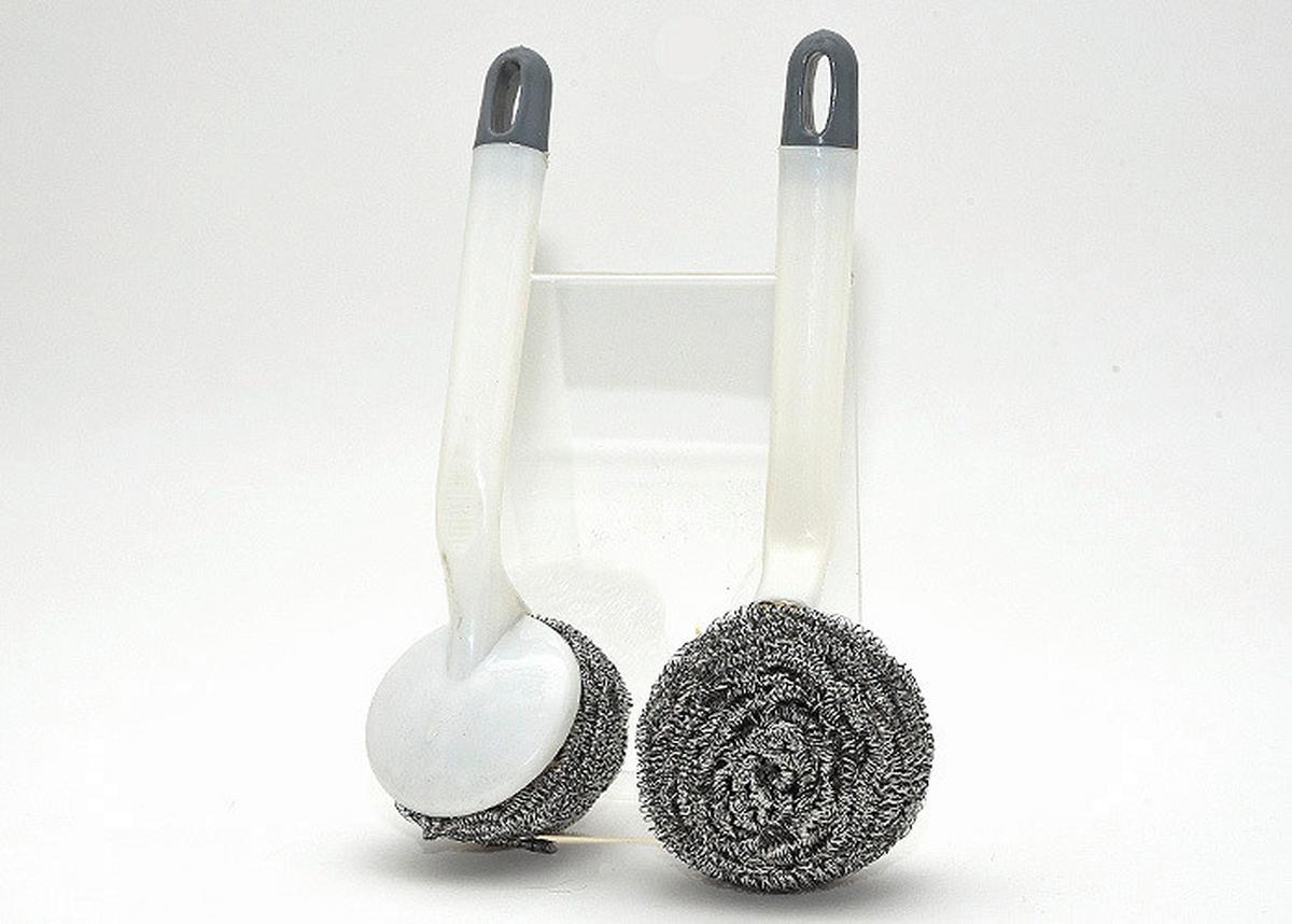 Topfreiniger Eli 1 Stück mit Praktischem Griff - Basics, Kunststoff/Metall (29/12,5/6,5cm)