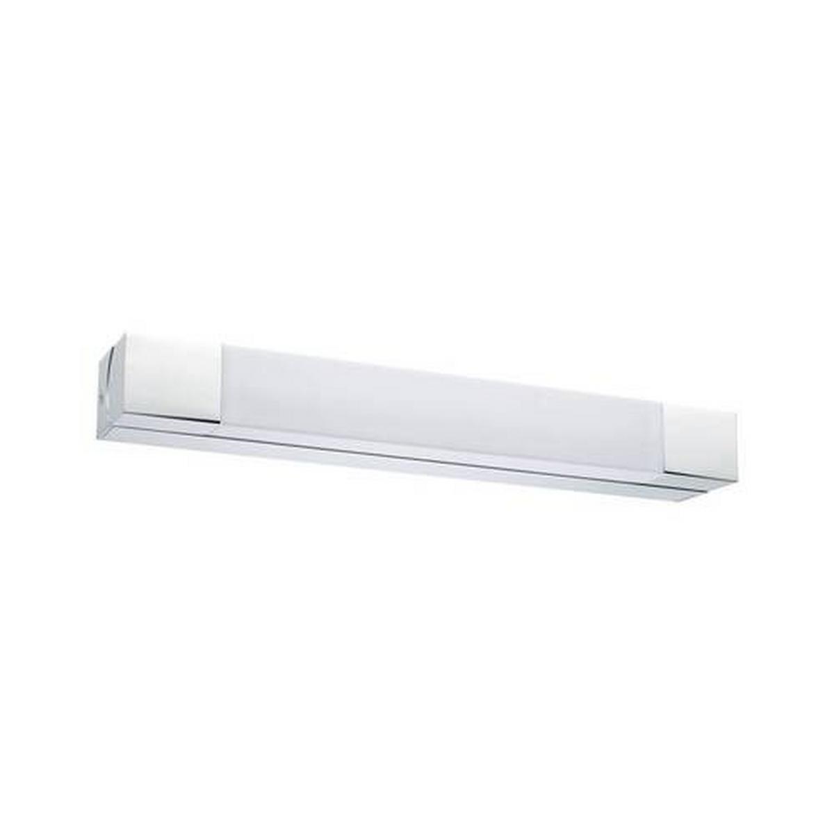 LED-Wandleuchte 1-Flammig Länglich Chromfarben/Weiß - Chromfarben/Weiß, Basics, Kunststoff/Metall (4,5cm) - Paulmann