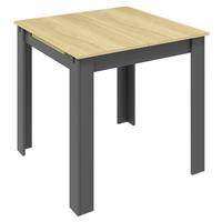 Esstisch Pesoli Anthrazit/Honigeiche L: 80cm - Honigeiche/Anthrazit, MODERN, Holzwerkstoff (80/80/75cm) - MID.YOU