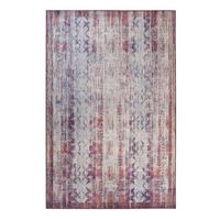 Webteppich Embrace Blau/grau/lila 130x190 Cm - Blau/Lila, KONVENTIONELL, Textil (130/190cm) - WECON HOME