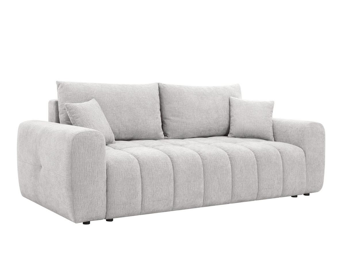 Schlafsofa Chelim Lux 3Dl Grau B: 241cm - Schwarz/Grau, Design, Textil (241/90/106cm) - MID.YOU