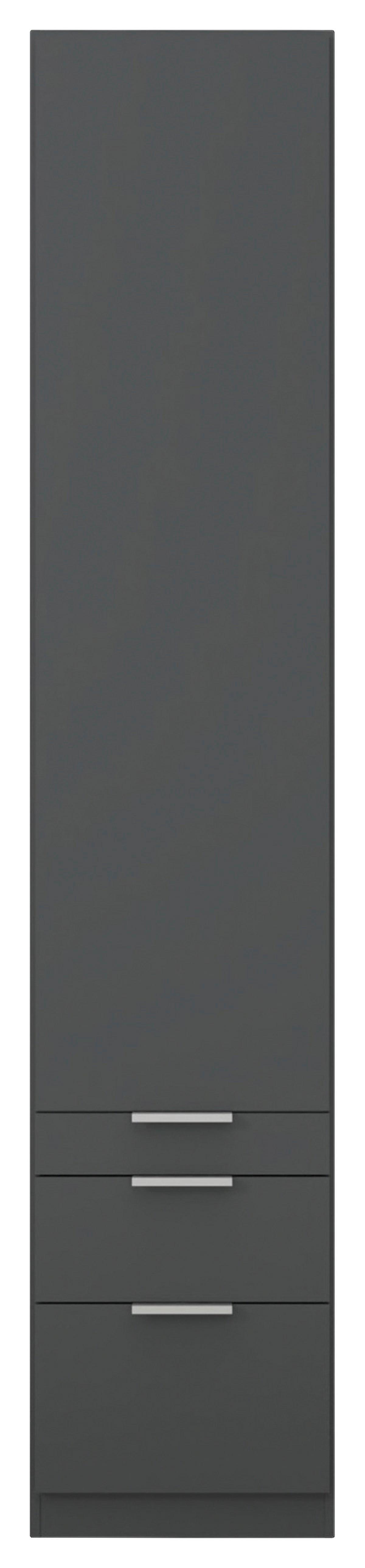 Drehtürenschrank mit Laden B: 47 cm Alabama, Grau - Grau, MODERN, Holzwerkstoff (47/229/54cm) - Rauch Möbel