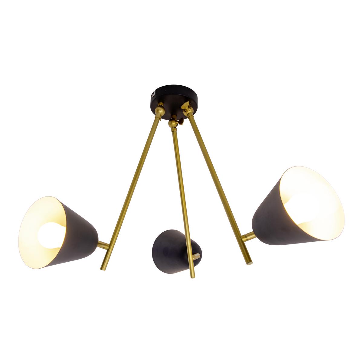 Deckenleuchte Triton Ø 50-95 Cm 3-Flammig - Design, Metall (50-95/50cm) - Näve
