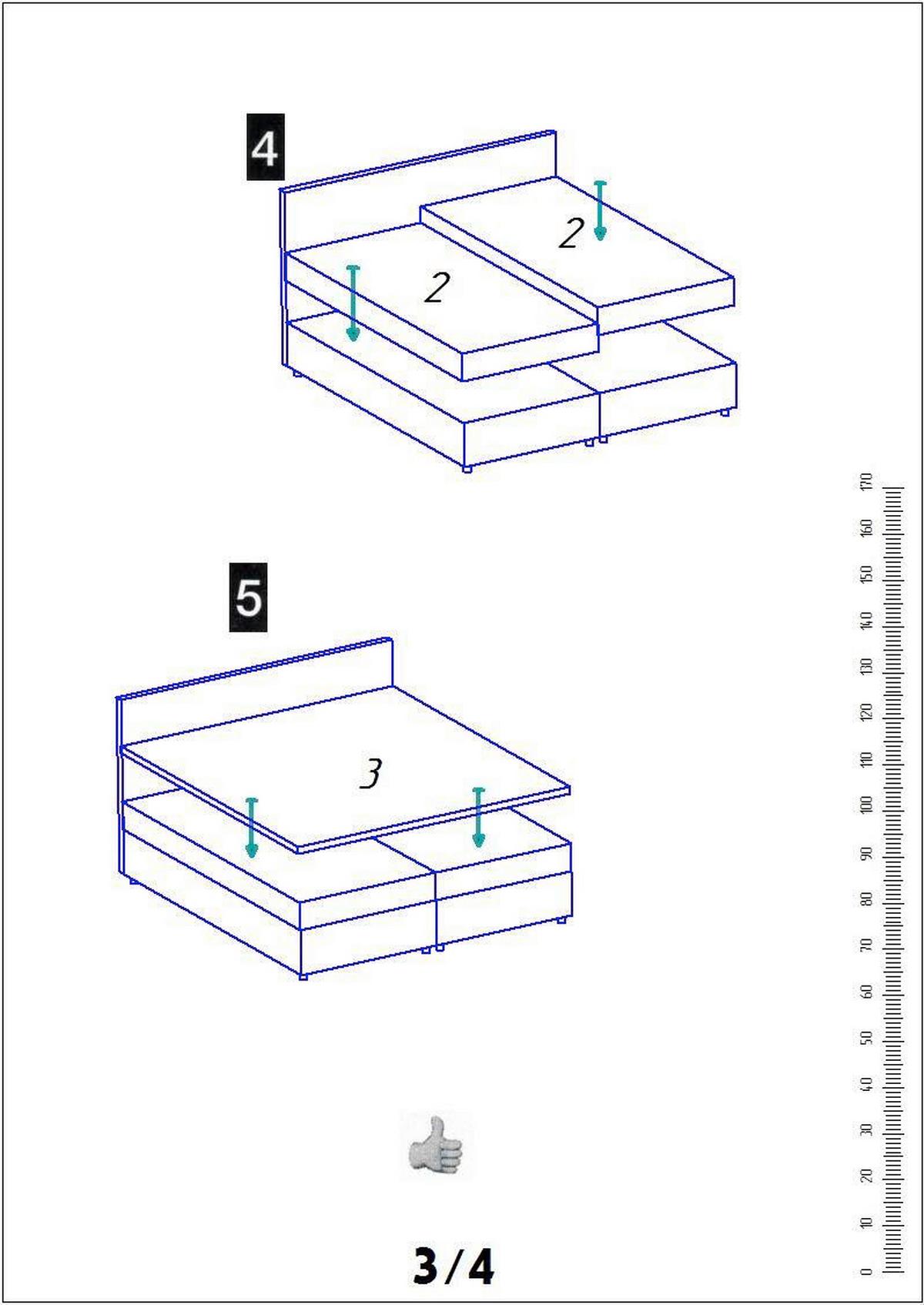 Boxspring posteľ MELIA, 180x200, sivá - čierna/sivá, Modern, drevo/kompozitné drevo (180/200cm)