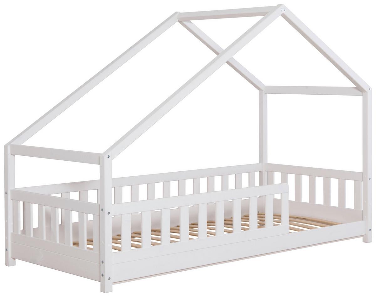 Hausbett Lou Weiß B: 100 cm - Weiß, MODERN, Holz (100/200cm) - MID.YOU