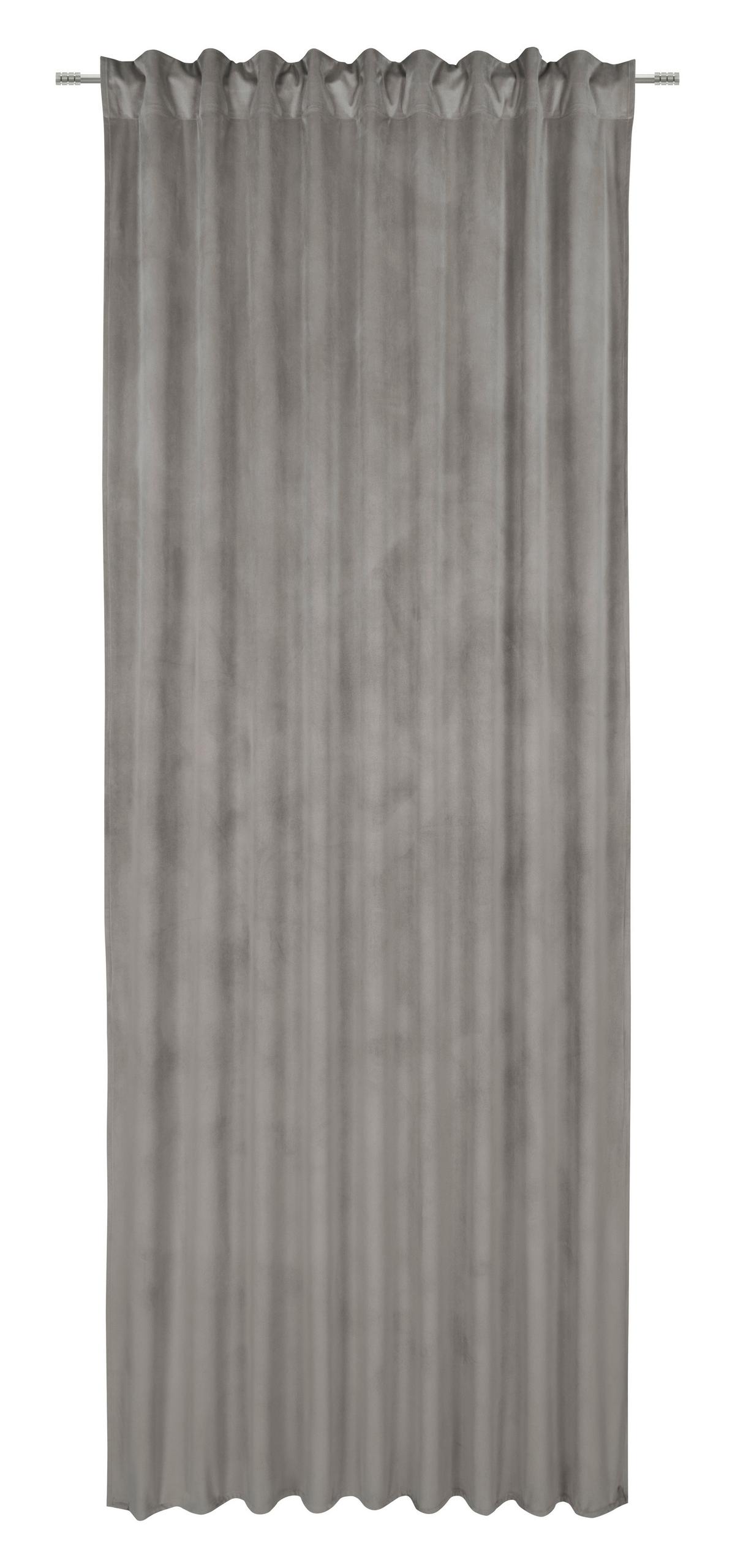 Hotový záves Bianca, 140/245cm, kameň - svetlosivá, Konventionell, textil (140/245cm) - Modern Living