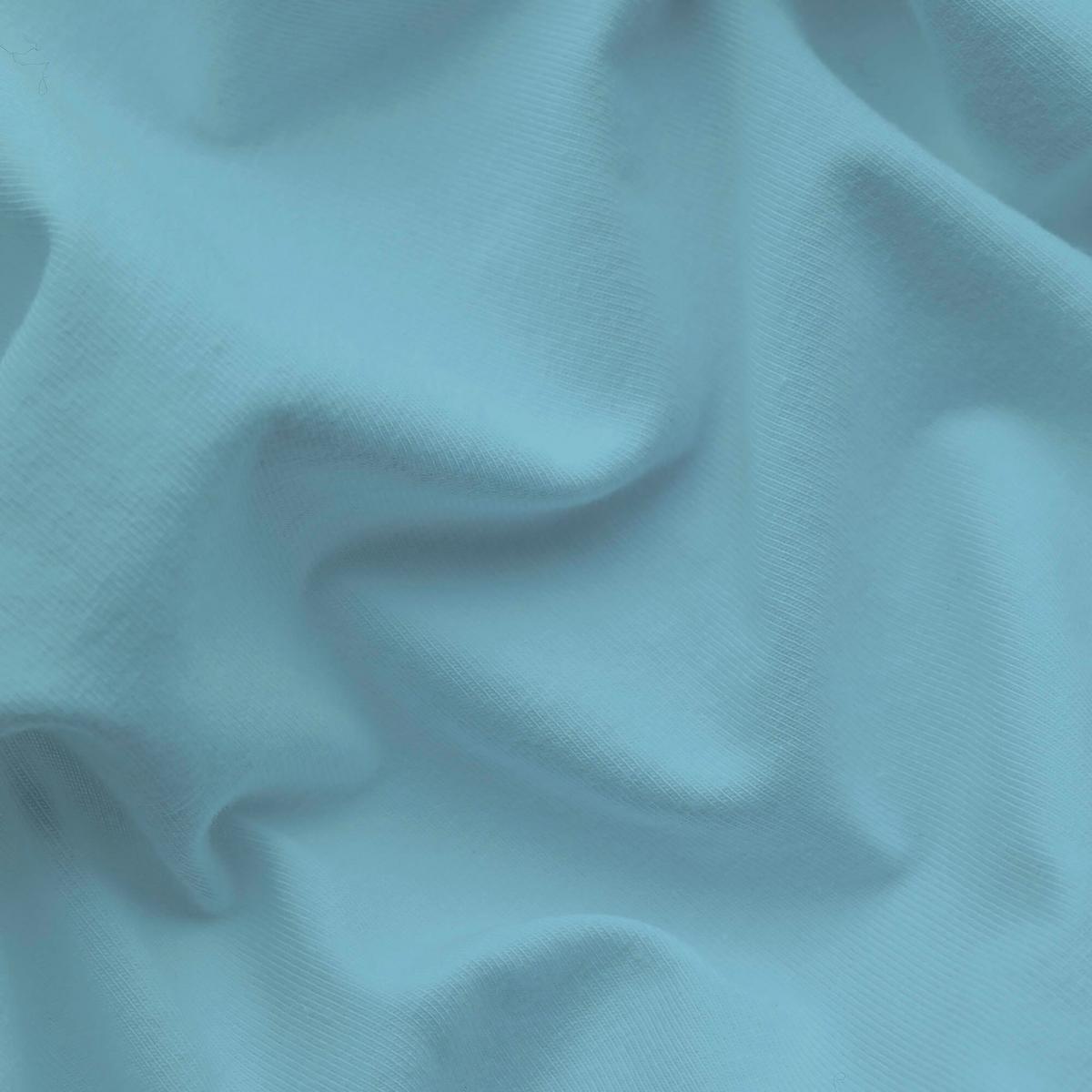 KOPFPOLSTERBEZUG EASY JERSEY - Blau, Basics, Textil (60/80cm) - Schlafgut