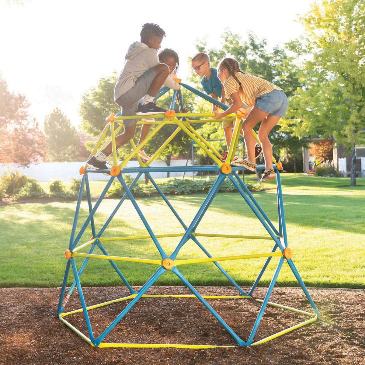 Klettergerüst Klettergerüst_geodome - Hellblau, KONVENTIONELL, Kunststoff (238/223cm)