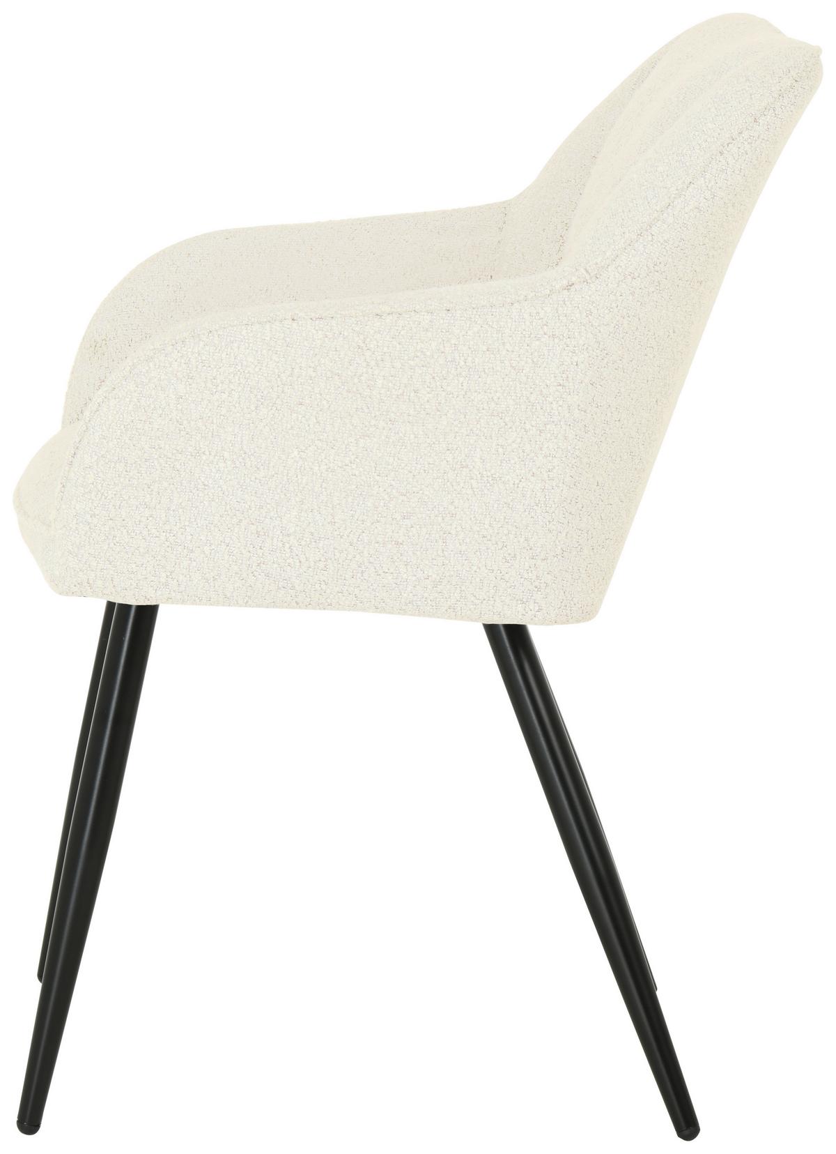 Karosszék Caro Giga-S - fekete/fehér, Konventionell, textil/fa (61/82/55cm) - Nedis SmartLife