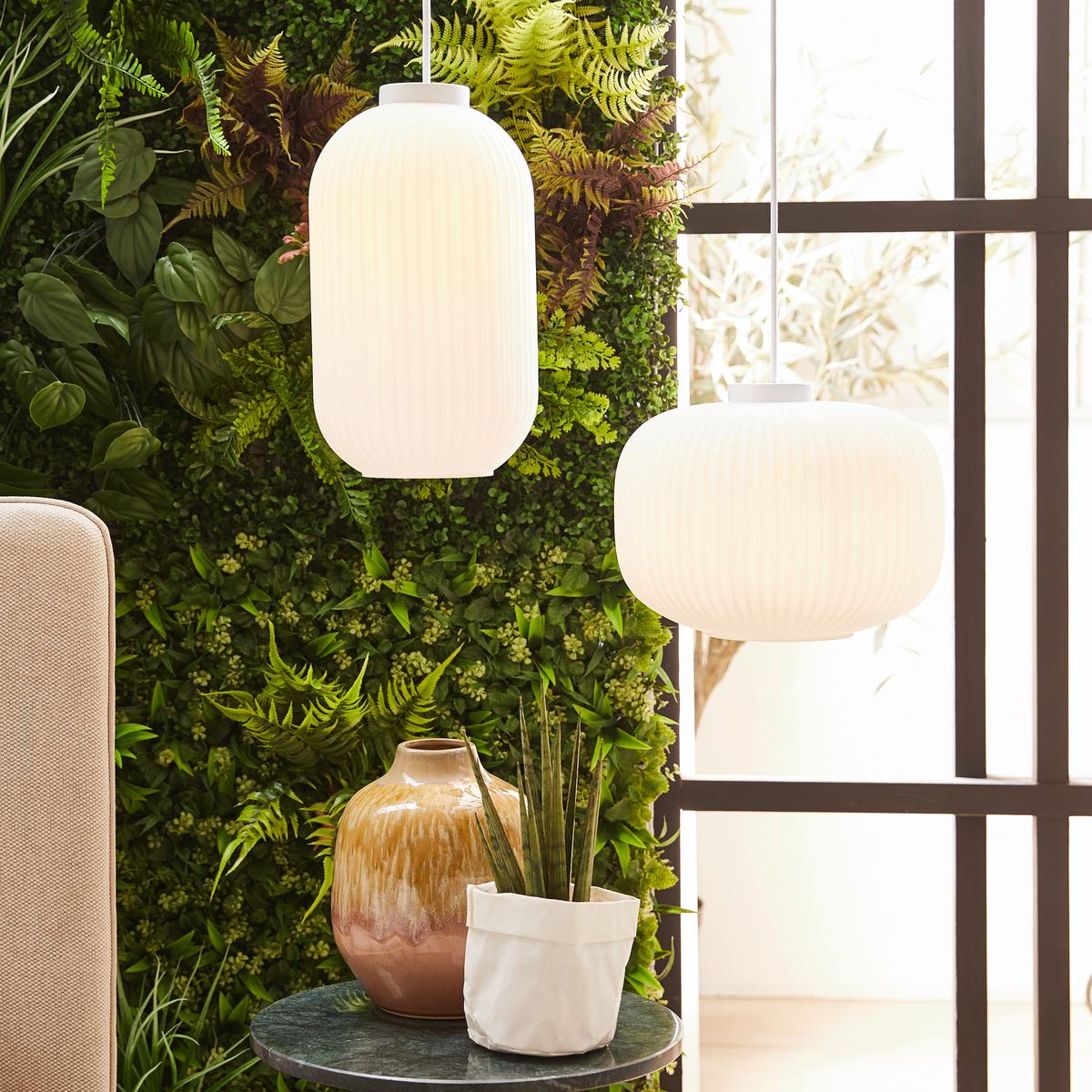 Hängeleuchte Milford Weiß D: 30 cm - Weiß, Design, Glas (30/23,5cm) - Nordlux