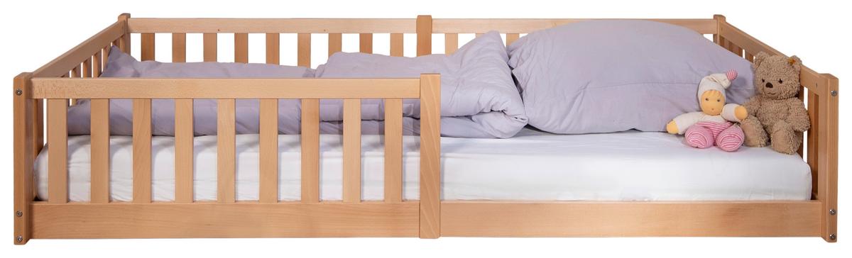 Hausbett Buche, B/h/t: 140x200x161cm - Buchefarben, Basics, Holz (140/200/161cm) - tiSsi