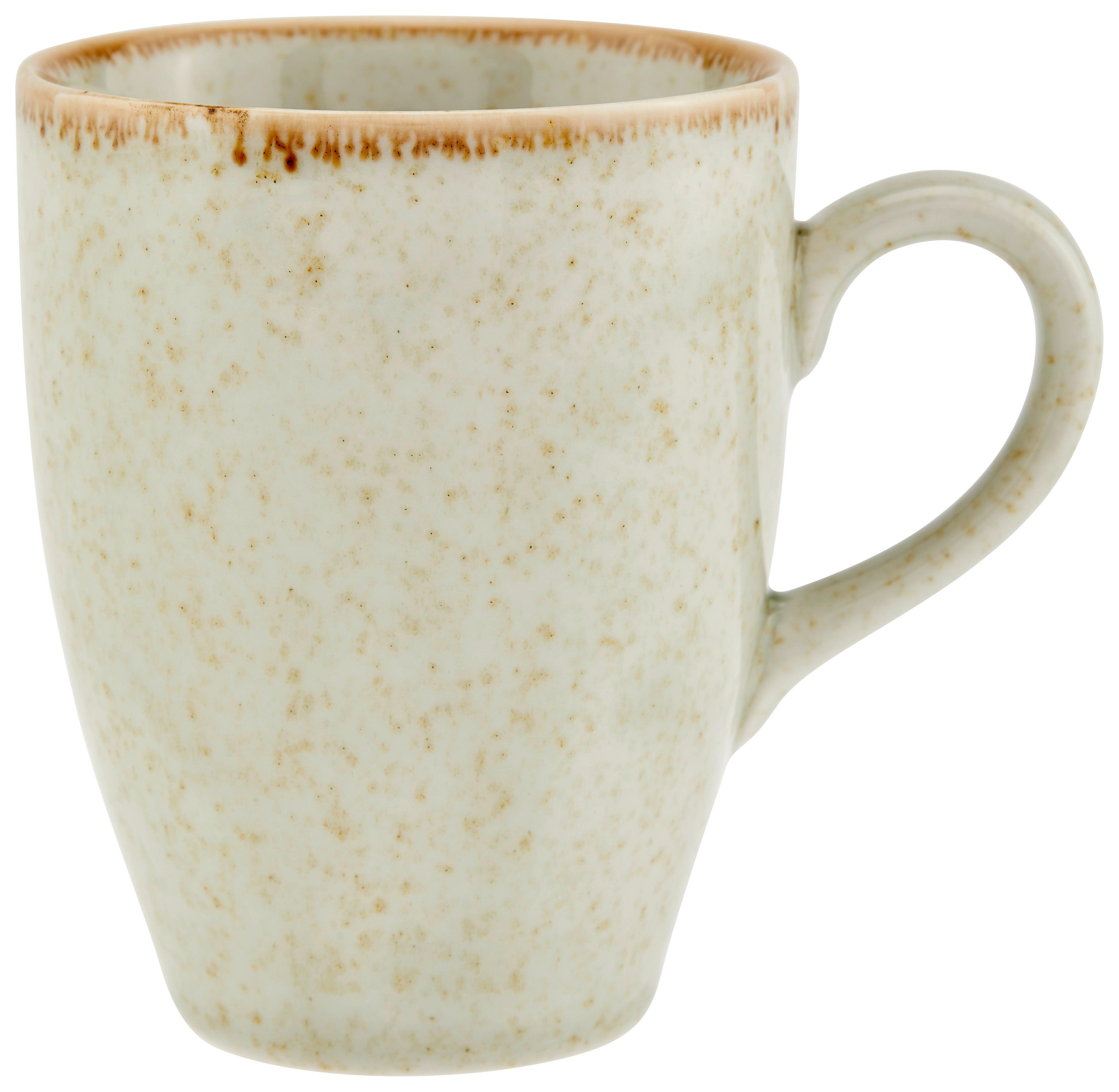 Kaffeebecher Porzellan 355 ml Grün Sonora - Grün, MODERN, Keramik (11/8cm) - James Wood