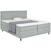 Boxspringbett mit Topper & Bettkasten 180x200 Kleopatra - Hellgrau, KONVENTIONELL, Holz/Holzwerkstoff (180/200cm) - Ondega