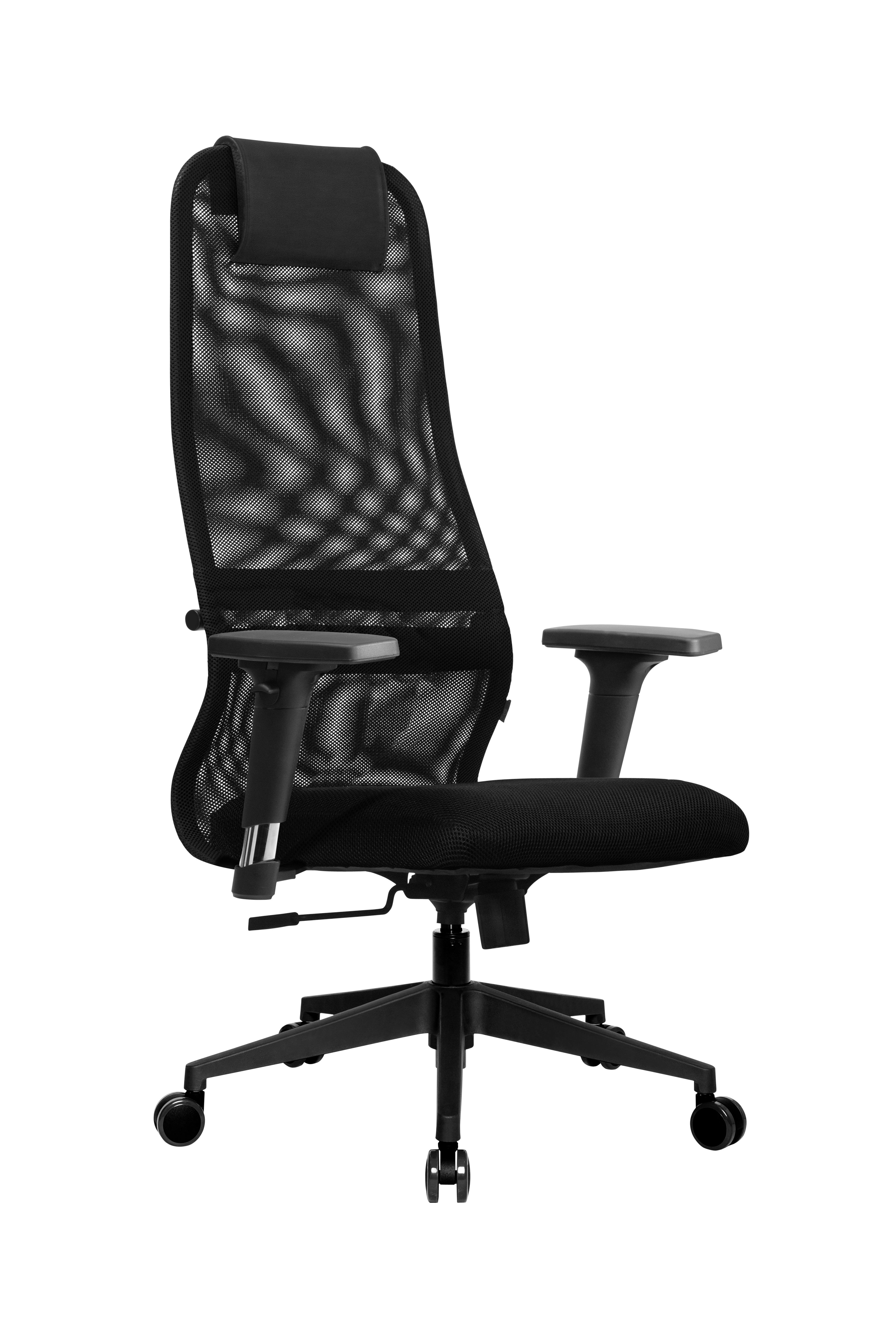 Kancelářská Židle Aurelia - černá, Moderní, kov/textil (68/118-130/71cm) - Premium Living