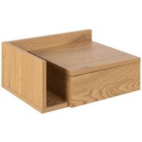 Noční stolek ASHLAN dekor dub divý - divoký dub, Moderní, kompozitní dřevo (40/16,5/32cm) - MID.YOU
