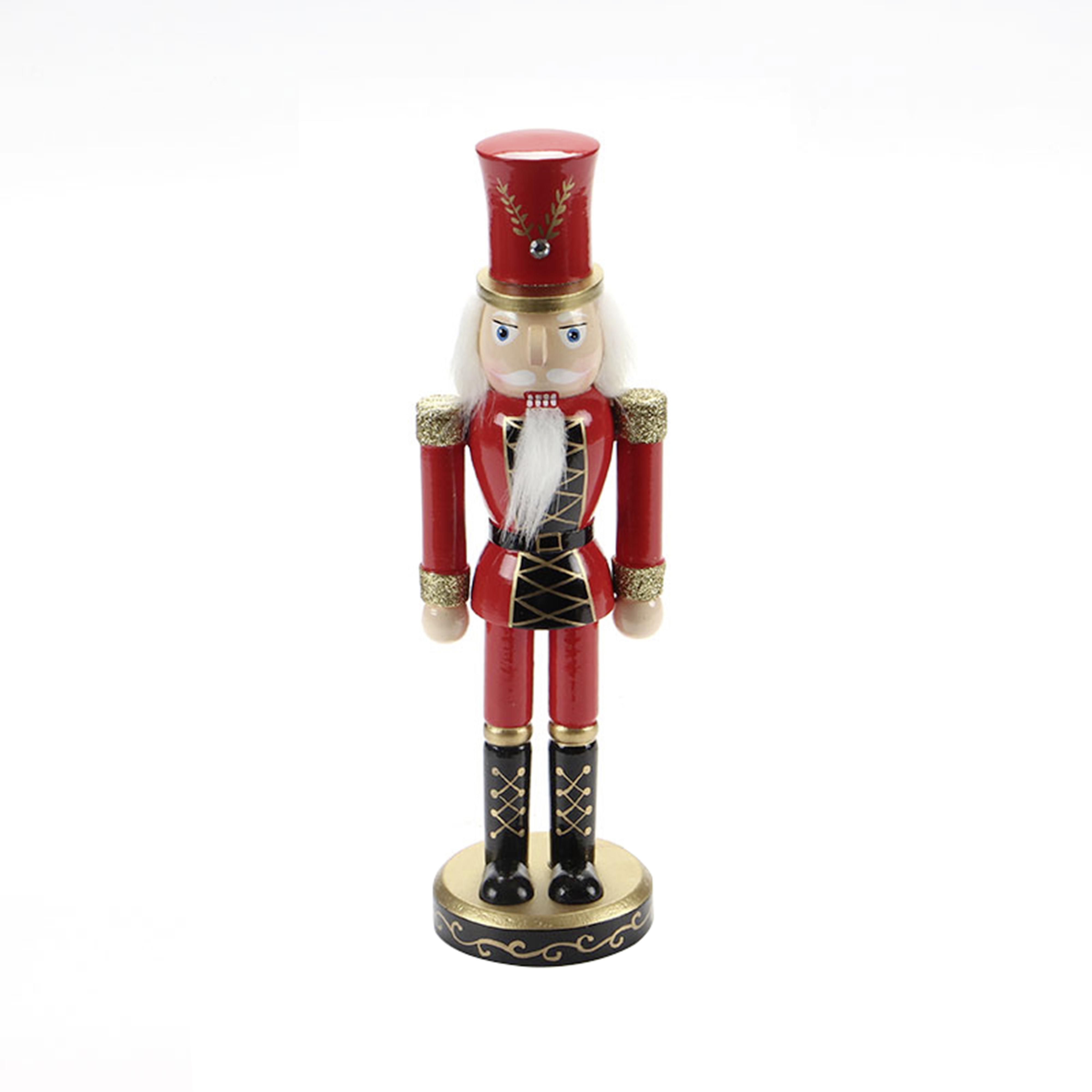 Nussknackerfigur Russel - Blau/Rot, MODERN, Holz/Textil (7,7/7/25cm) - Ondega