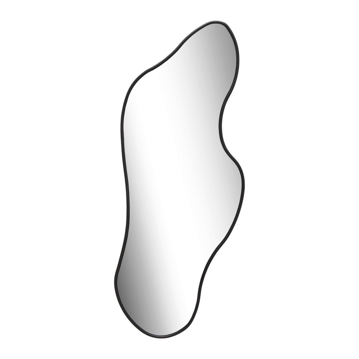 ZRKADLO TIARA - čierna, Modern, kompozitné drevo/sklo (50/120/2,3cm) - Mömax