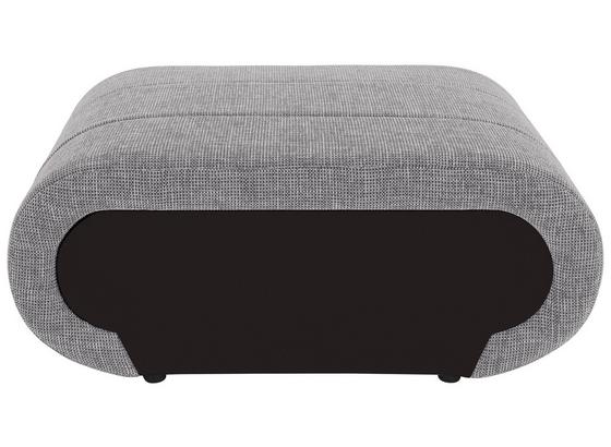 Hocker Carisma - Hellgrau/Schwarz, MODERN, Textil (100/42/66cm) - Ombra Hocker Carisma - Hellgrau/Schwarz, MODERN, Textil (100/42/66cm) - Ombra