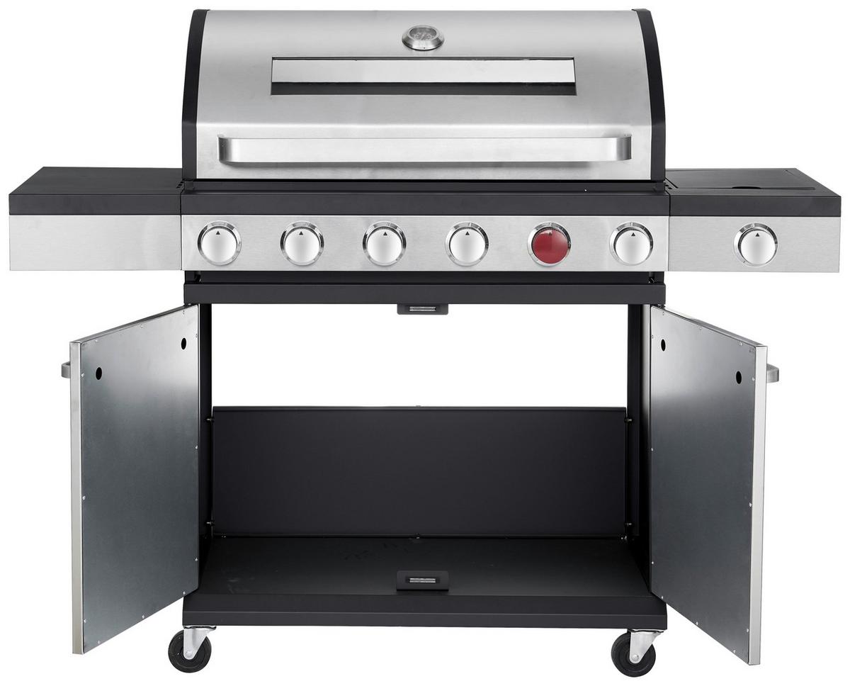 Gasgrill Napoleon II - Anthrazit/Silberfarben, KONVENTIONELL, Metall (141/114/48cm) - Homezone