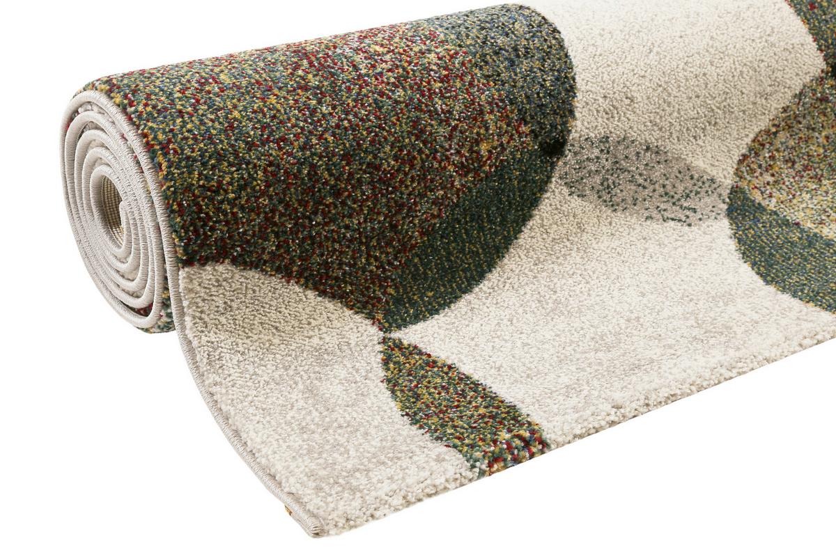 Webteppich Modernina - Dunkelgrün/Multicolor, KONVENTIONELL, Textil (120/170cm) - Esprit