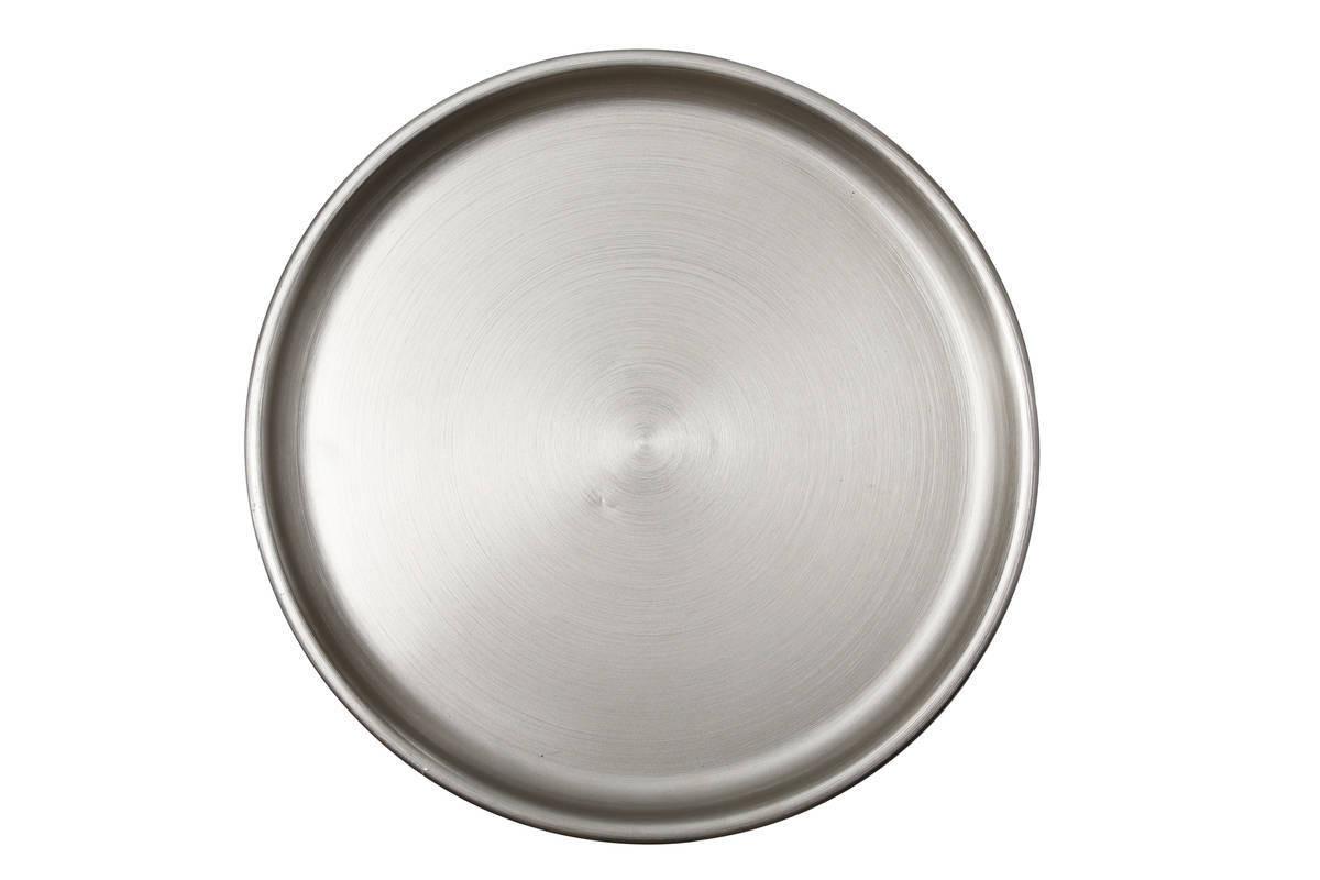 Beistelltisch Art Deco Anthrazit/silberfarben - Anthrazit/Silberfarben, Trend, Metall (32/32/47cm) - Kayoom