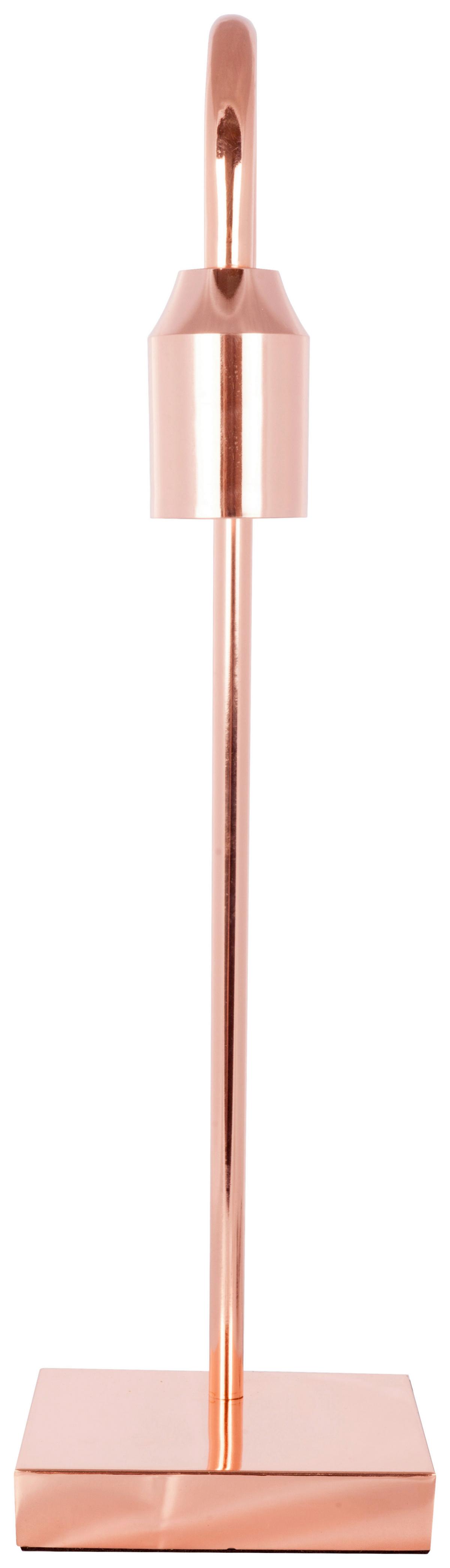 Tischleuchte Galileo 710 Kupferfarben B: 22 cm - Kupferfarben, Basics, Metall (22/22/50cm) - Kayoom
