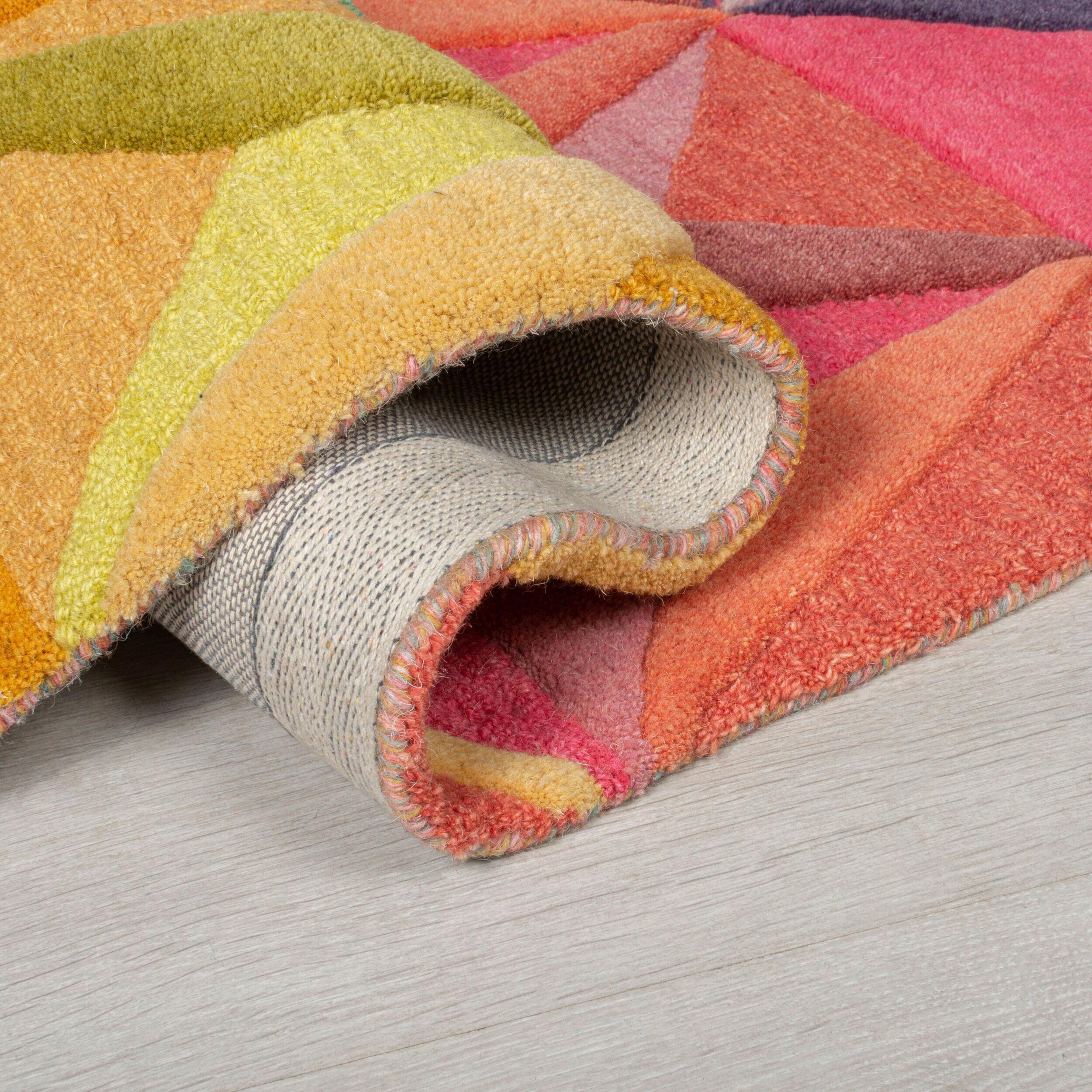 Wollteppich Multicolor 170x120 cm - Multicolor, Basics, Textil (170/120cm)