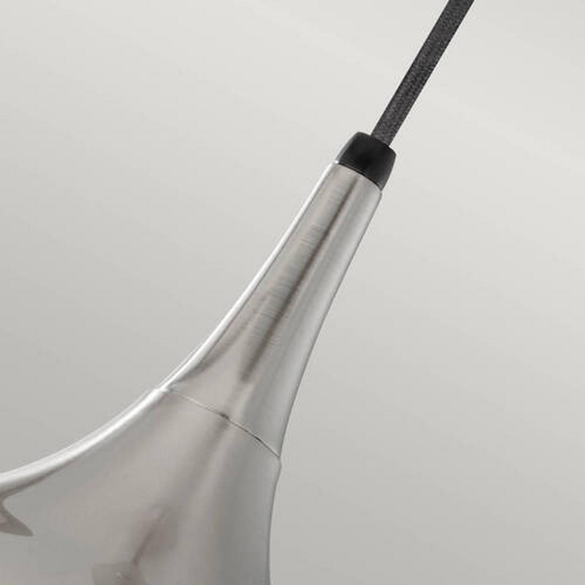 Hängeleuchte Fe-Beso-P-M-Bs - Edelstahlfarben, Design, Metall (25.4/30.3cm) - Elstead Lighting