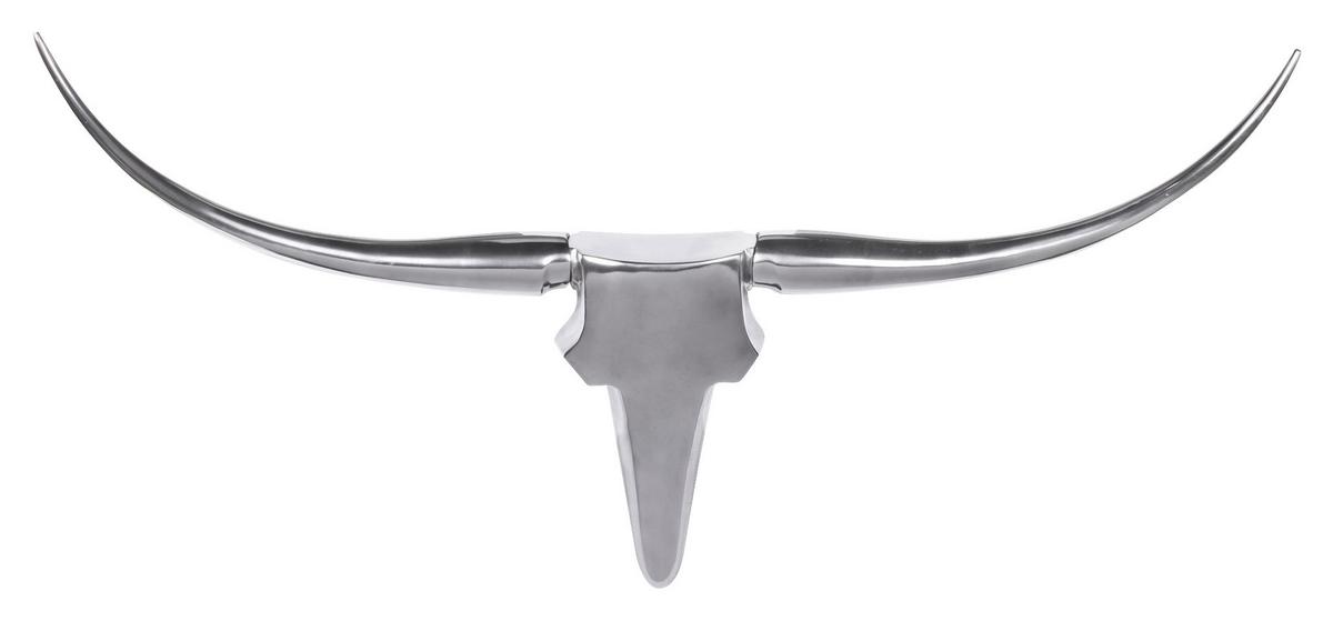 Wanddeko Wohnling Silberfarben B: 100cm - Silberfarben, MODERN, Metall (100/40/6cm) - MID.YOU