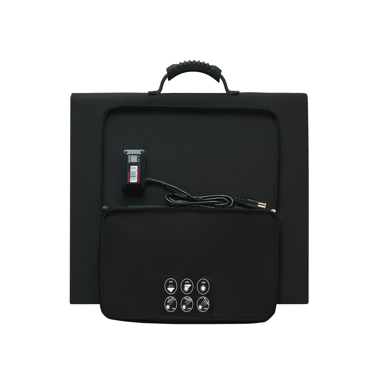 Solarpanel Balderia Solarboard - Schwarz, Trend, Kunststoff/Textil (161,5/52/2,5cm)