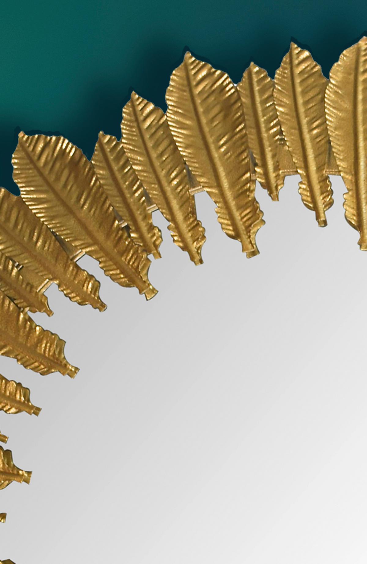 Wandspiegel Goldfarben B: 68 Cm - Goldfarben, Design, Glas/Metall (68/68/3cm) - MID.YOU