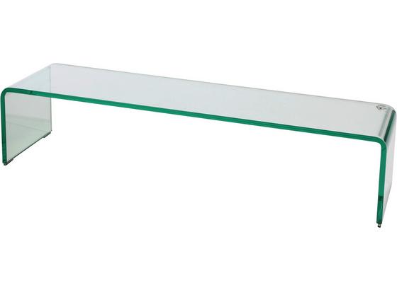 Tv Nadstavec Hagen - číra, Moderný, sklo (90/20/25cm) Tv Nadstavec Hagen - číra, Moderný, sklo (90/20/25cm)