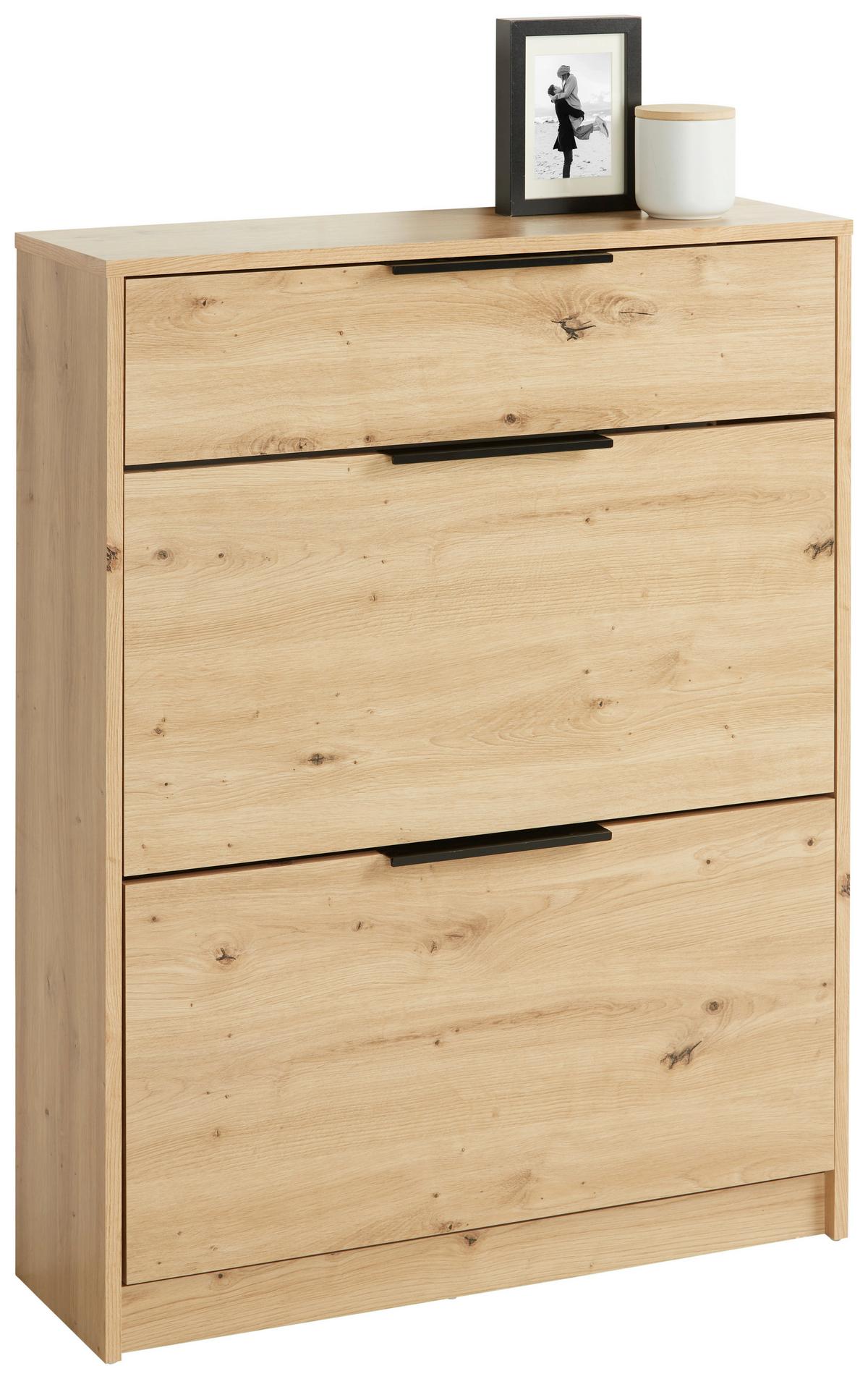 VÝKLOPNÁ SKRINKA NA TOPÁNKY BELA -EXKLUSIV- - farba duba, Modern, kompozitné drevo (79/103/25cm) - Mömax