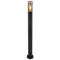 Außenleuchte 3159bc - Schwarz/Grau, Design, Kunststoff/Metall (12,7/110cm) - Globo