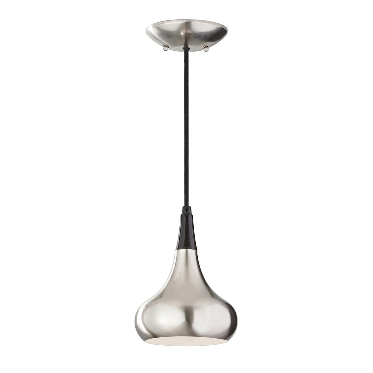 Hängeleuchte Fe-Beso-P-S-Bs - Edelstahlfarben, Design, Metall (17.9/28.1cm) - Elstead Lighting