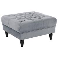 Hocker Cupido - Schwarz/Grau, Design, Textil (82/44/82cm) - MID.YOU