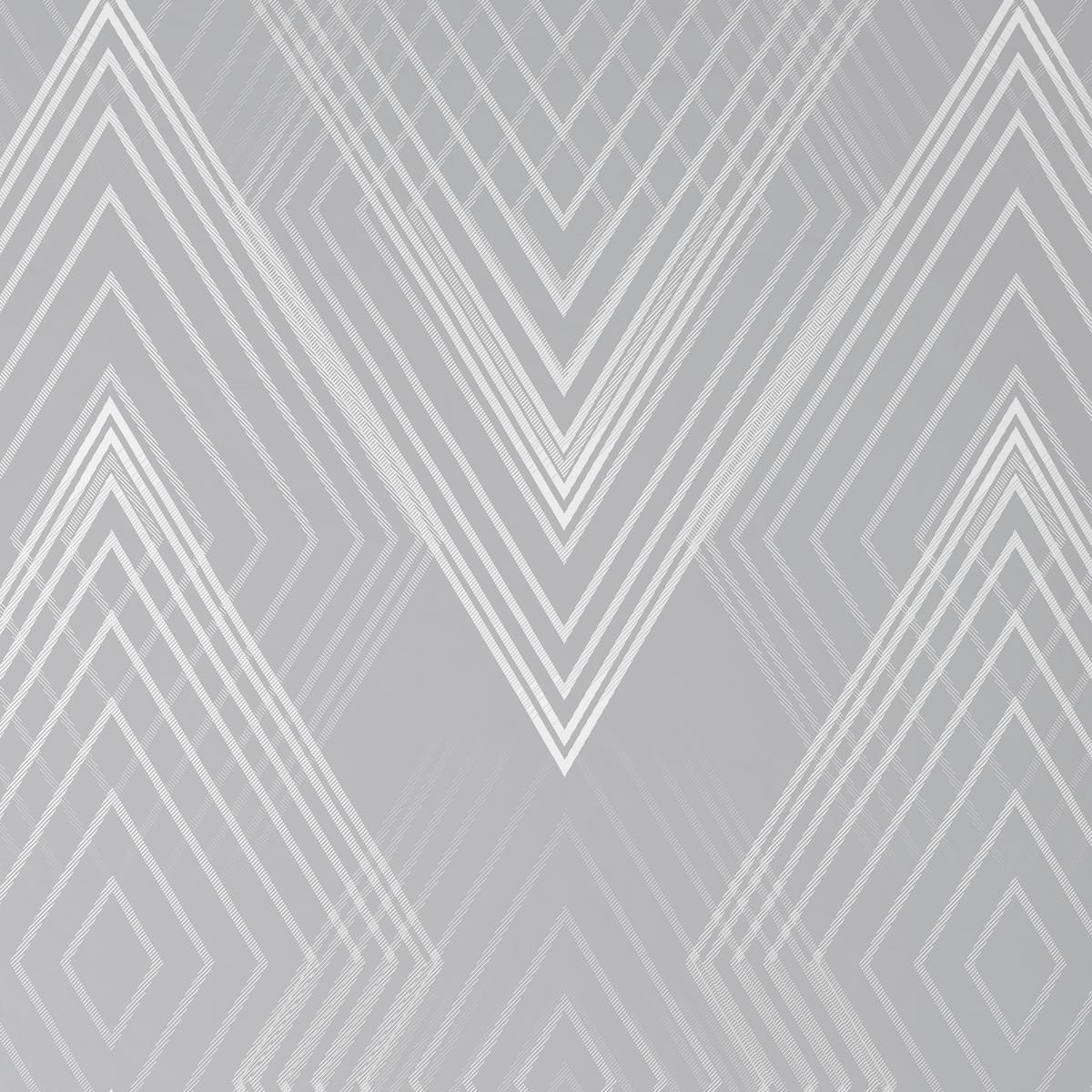 Bettwäsche Irina - Silberfarben/Weiß, MODERN, Textil - Luca Bessoni