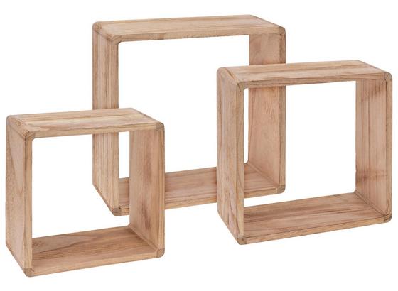 Wandregalset Cube 3er Set - Naturfarben, MODERN, Holz (30/30/12cm) Wandregalset Cube 3er Set - Naturfarben, MODERN, Holz (30/30/12cm)
