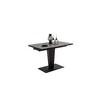 Ausziehtisch Pesaro 120 Az 120-180x76x80cm Anthrazit - Anthrazit/Schwarz, Trend, Keramik/Metall (120-180/76/80cm)