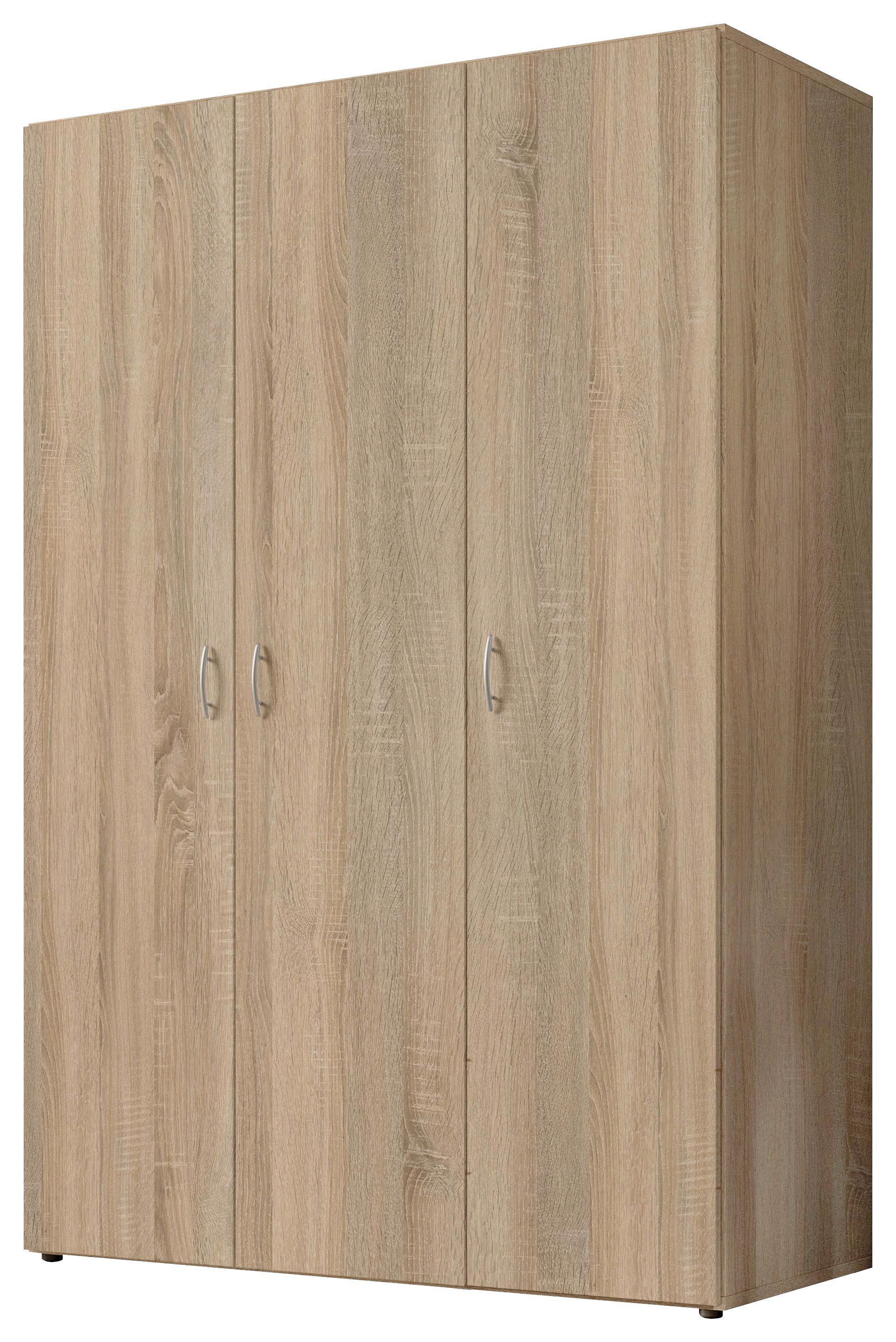 Drehtürenschrank 121cm Joe Sonoma Eiche Dekor - Sonoma Eiche, Basics, Holzwerkstoff (121/177/51cm)