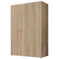 Drehtürenschrank 121cm Joe Sonoma Eiche Dekor - Sonoma Eiche, Basics, Holzwerkstoff (121/177/51cm)