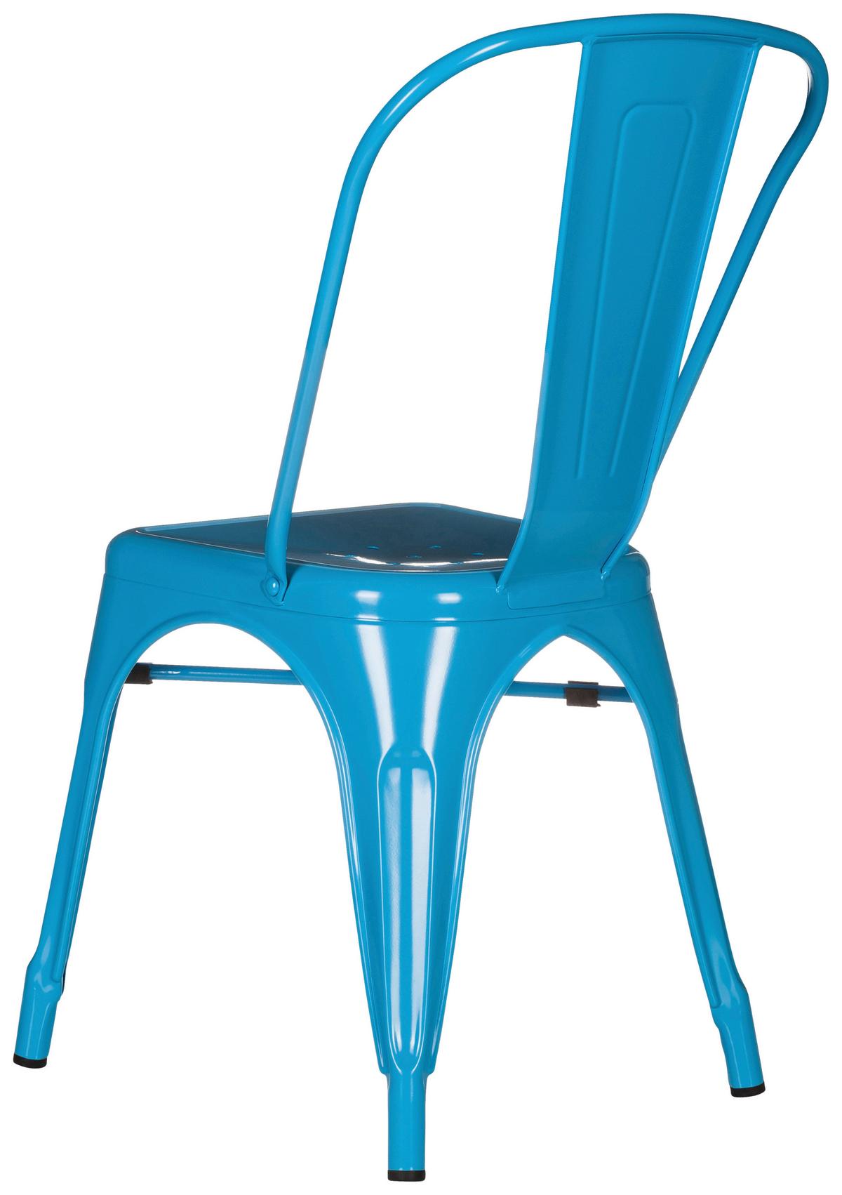Stuhl Vantaggio Comfort Stapelbar Hellblau Bis 150 Kg - Hellblau, Basics, Metall (44/84/54cm) - MID.YOU