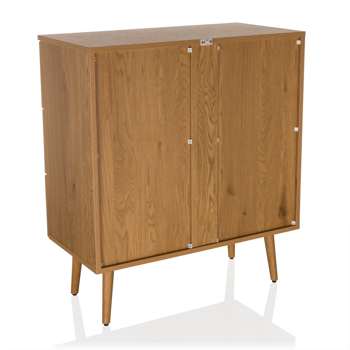 Kommode Boheo Eichefarben B: 80 Cm - Eichefarben, MODERN, Holzwerkstoff (80/90/40cm) - MID.YOU