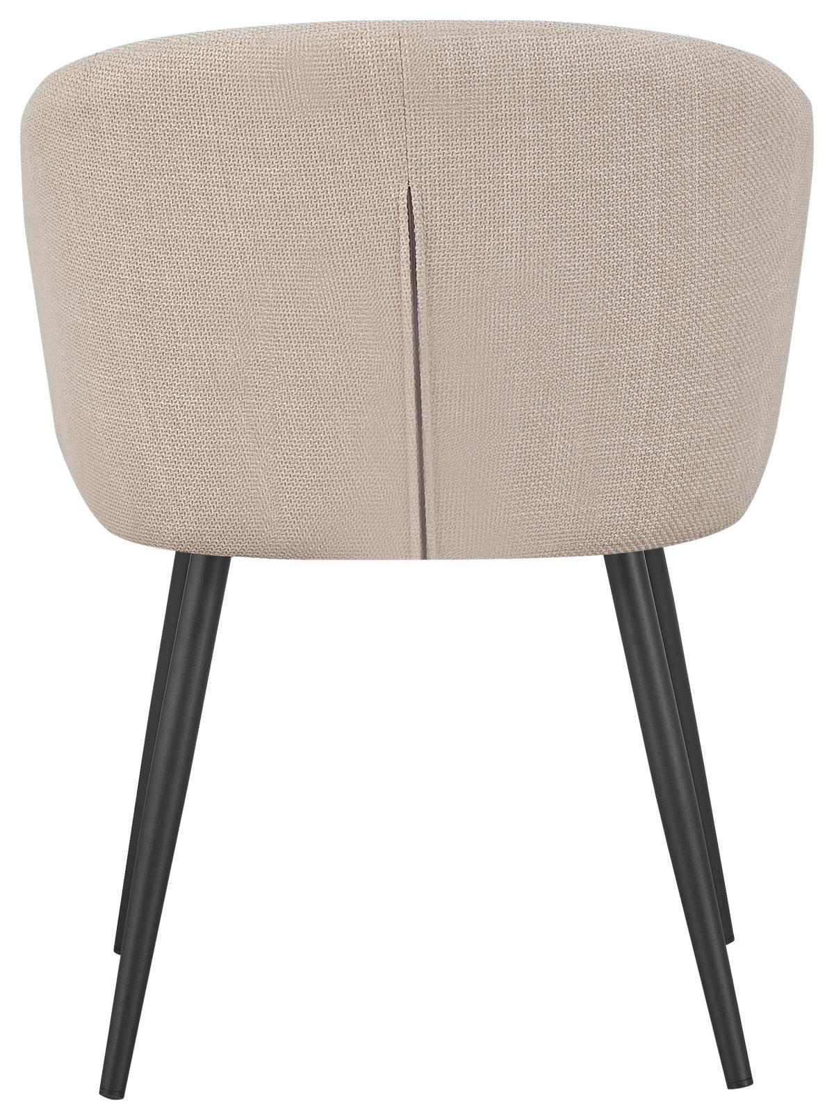 STOLIČKA NALA - čierna/béžová, Lifestyle, kov/textil (57/76/60cm) - Mömax